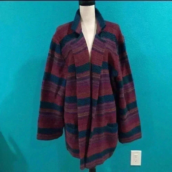Iscaio pure alpaca cardigan sweater jacket in size xl